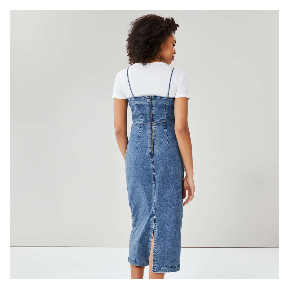 Denim discount tank dress